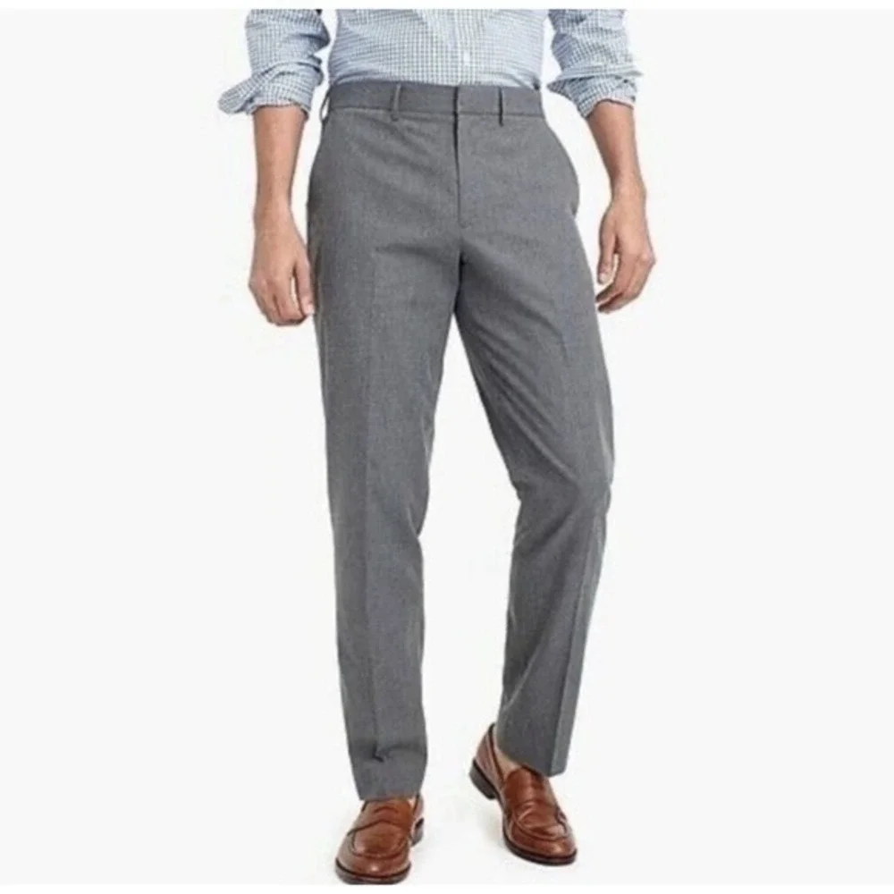 J. Crew Bedford Pants Gray Cotton Size 31/32
